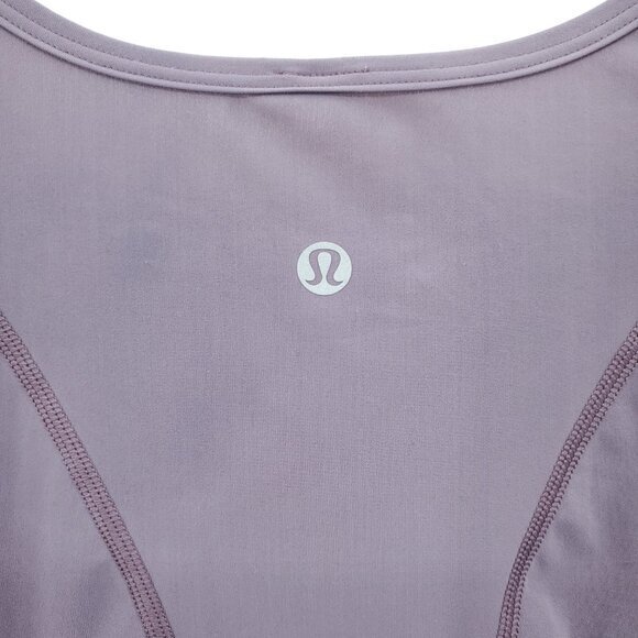Lululemon Long Distance Short Sleeve Light Purple 10 - Picture 14 of 15